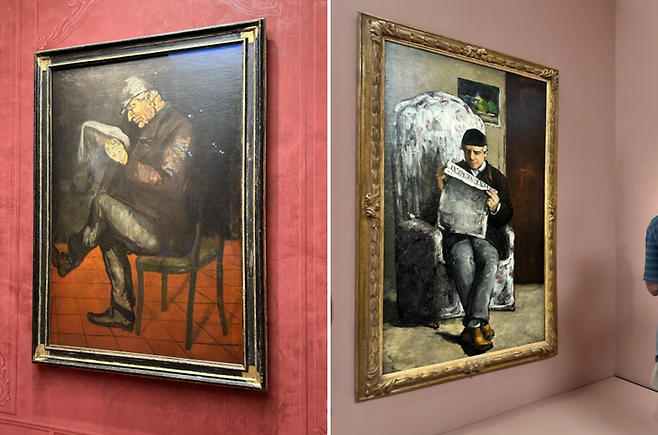 ‘신문 읽는 아버지’ 초상화 / 사진=권효정 여행+ 기자