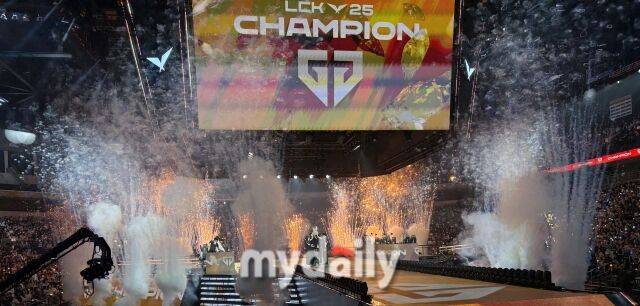 28일 인천 인스파이어 아레나에서 열린 2025 LCK 결승전에서 젠지가 우승을 차지했다. /박성규 기자