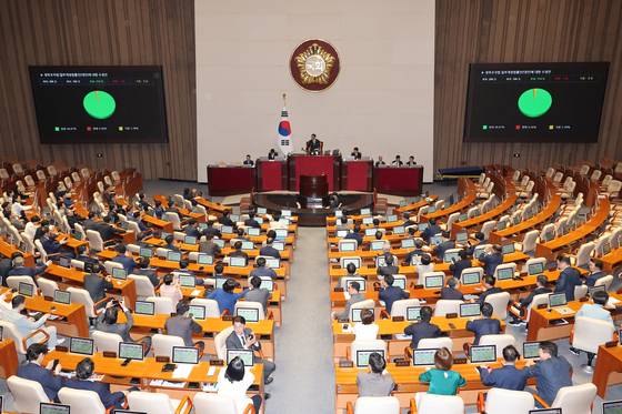 검찰청을 폐지하는 내용의 정부조직법 개정안은 지난 26일 국회 본회의를 통과했다. 연합뉴스