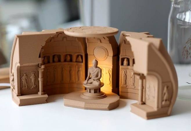 석굴암 모형의 뮷즈. 국립박물관문화재단 제공