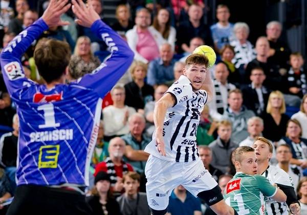 사진 2025/26 시즌 DAIKIN 남자 핸드볼 분데스리가 THW 킬과 민덴의 경기 모습, 사진 출처=유럽핸드볼연맹