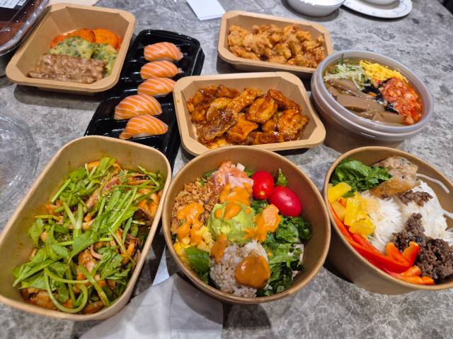 델리 바이 애슐리의 주요 메뉴들/사진=김아름 기자 armijjang@