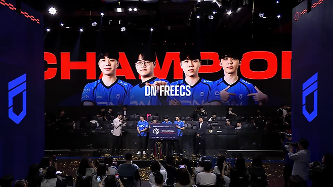 DN 프릭스가 페이즈 1에 이어 페이즈 2에서도 종합 우승을 차지했다(출처=대회 실황 캡처).