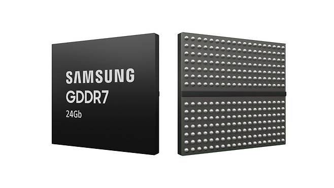 삼성전자 12나노급 그래픽용 D램인 24기가비트(Gb) GDDR7. /삼성전자 제공