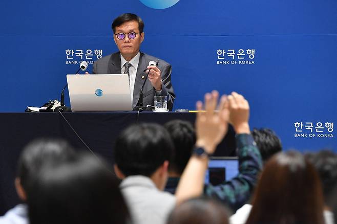 이창용 한국은행 총재. 사진공동취재단