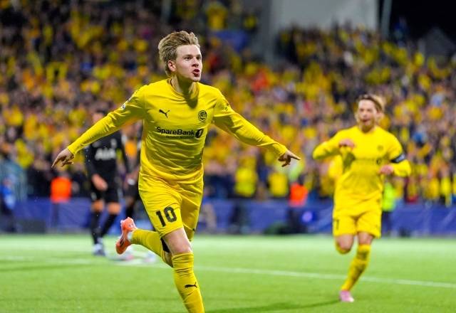 하우게는 멀티골 활약하며 토트넘을 무너뜨릴 뻔했다. 사진=REUTERS=연합뉴스