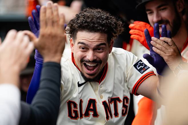 윌리 아다메스는 배리 본즈 이후 21년 만에 30홈런을 친 샌프란시스코 선수다. AP연합뉴스