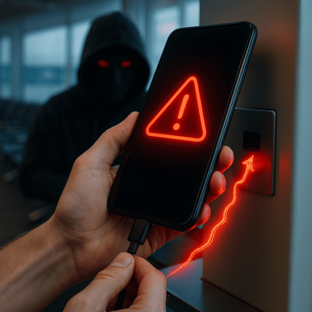 추석 연휴기간 공항, 휴게실에서 스마트폰 충전에 주의가 요구된다(이미지=오픈AI)