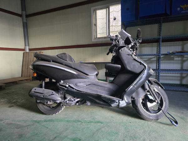 경남지역 경찰이 두 번 압수하고, 두 번 도난당한 오토바이. 경남경찰청 제공