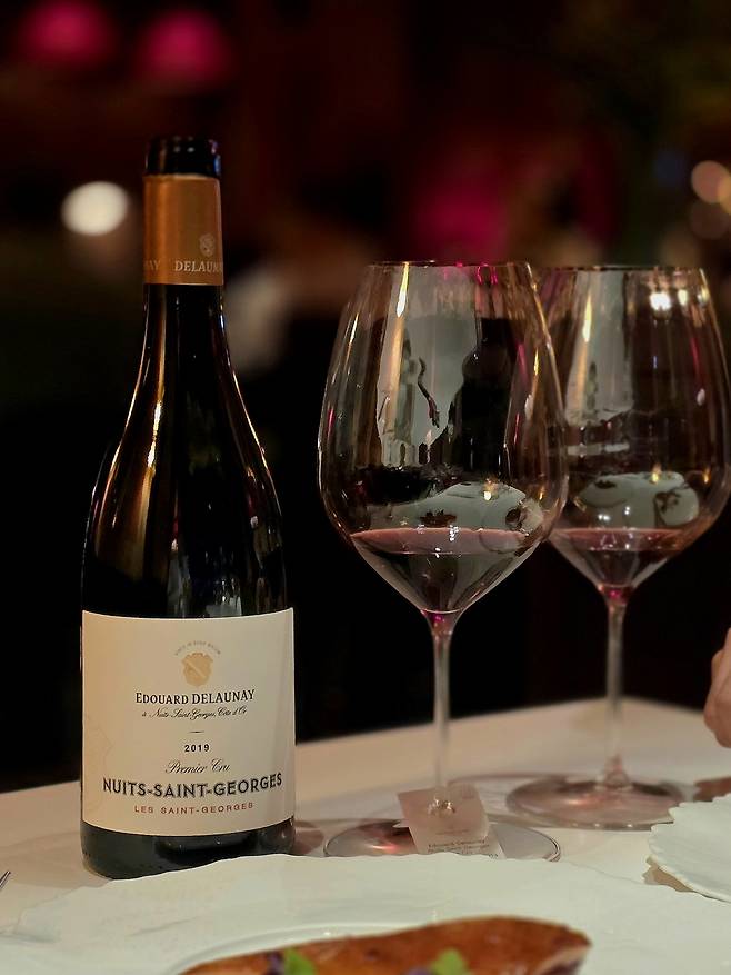 에두아르 들로네 뉘 생 조르주 프리미에 크뤼 레 생 조르주. 최현태 기자