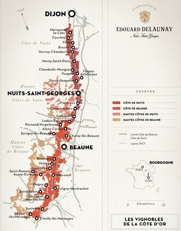부르고뉴 꼬뜨 도르. 에두아르 들로네.