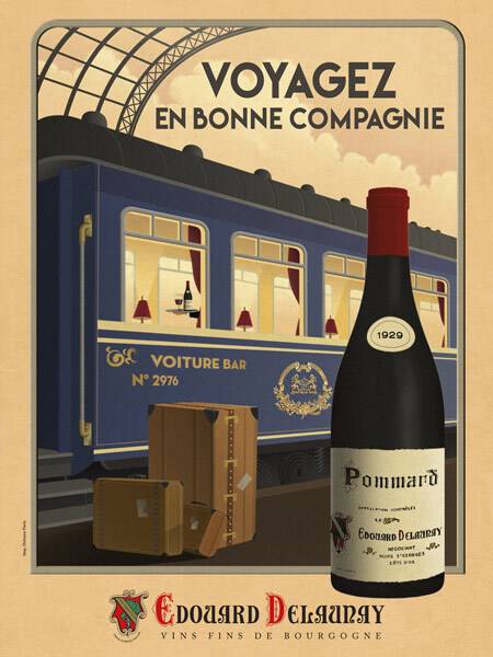 1930년대 철도 광고에 등장한 에두아르 들로네 포마르 1929 빈티지. 홈페이지