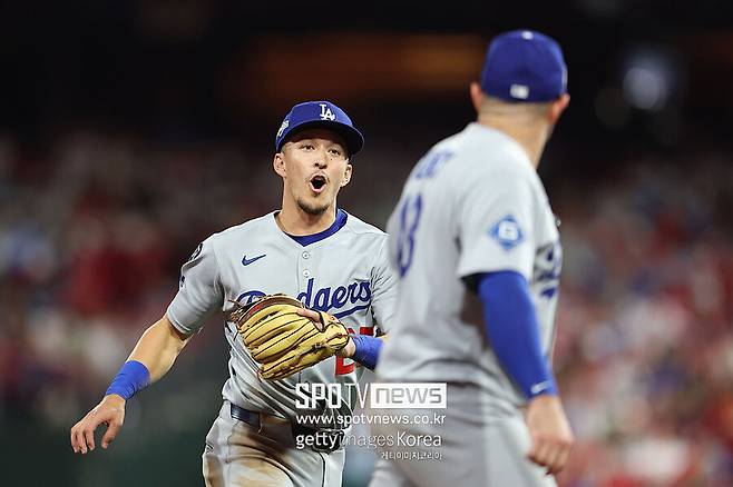 ▲ LA 다저스 토미 에드먼은 발목 상태가 완전하지 않다.