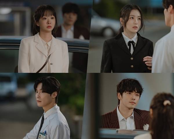 몸이 멀어지면 마음도 멀어진다는 말이 JTBC ‘백번의 추억’에도 적용될까. 7년이라는 세월이 흐른 후 재회한 김다미-신예은-허남준의 관계가 미묘하게 달라졌다.