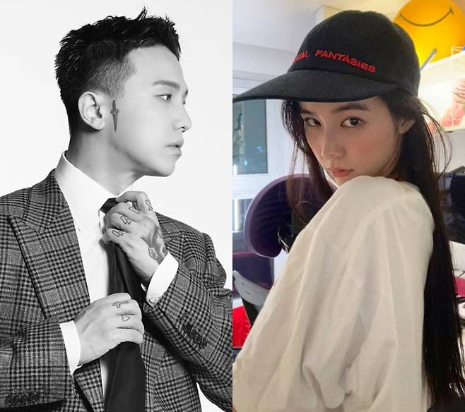 쿠시(왼쪽), 비비엔. 인스타그램 캡처