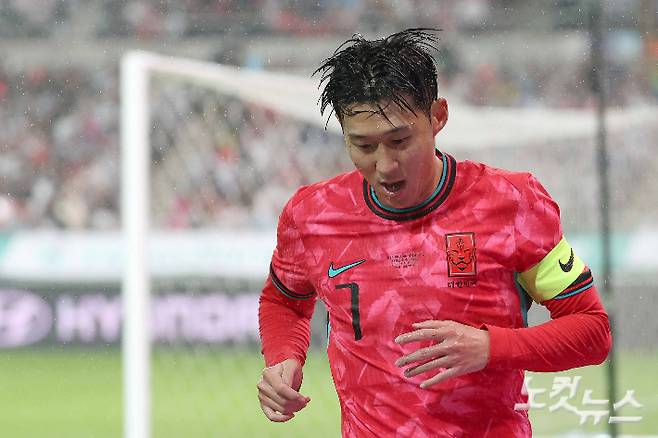 A매치 최다 출전 1위 등극한 손흥민. 박종민 기자