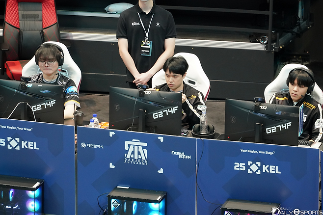 두 라운드를 연속으로 가져갔던 대전 오토암즈도 후반에 어려움을 겪었다.