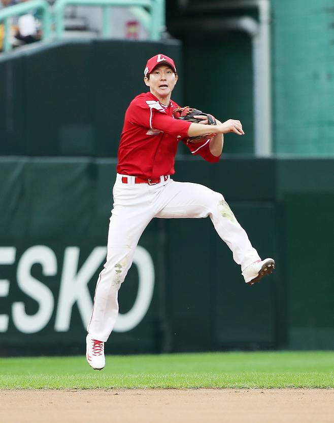 SSG 랜더스 유격수 박성한. 사진=SSG 랜더스