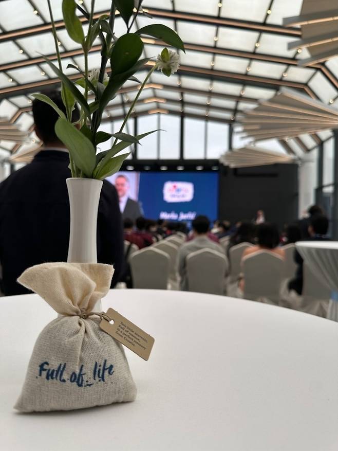 참가자 전원에게 증정된 흐바르섬 라벤더. 사진제공크로아티아관광청/CNTB