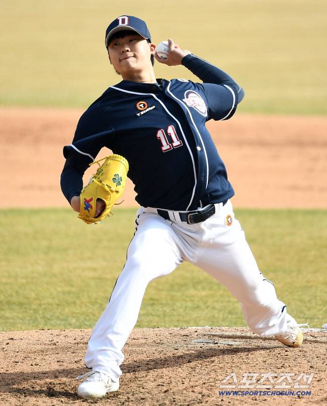 KT 위즈와 두산 베어스의 시범경기가 15일 수원KT위즈파크에서 열렸다. 두산 남호. 수원=박재만 기자 pjm@sportschosun.com/2022.03.15/