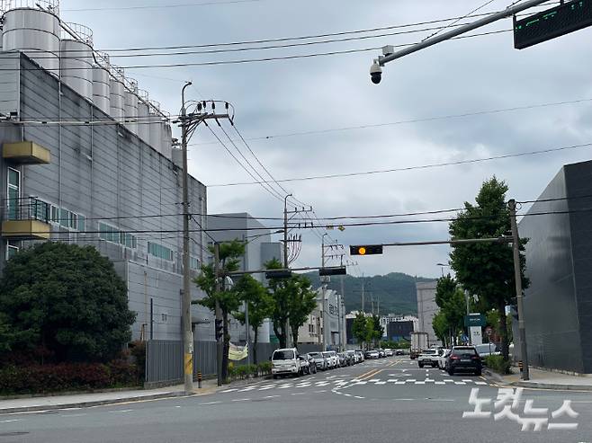 전라남도 순천 산업단지 모습.