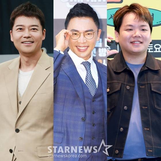 전현무(왼쪽부터)와 설민석, 곽튜브 /사진=스타뉴스, CJ ENM, 뉴스1