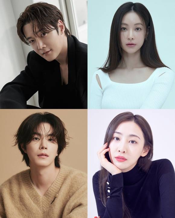 배우 최진혁 오연서 김다솜 홍종현(왼쪽 상단부터 시계 방향)이 채널A 새 드라마 '아기가 생겼어요'에 캐스팅됐다. /애닉이엔티, 스토리제이컴퍼니, 시크릿이엔티