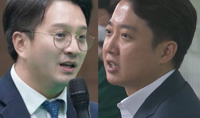 전용기(왼쪽) 더불어민주당 의원과 이준석 개혁신당 대표