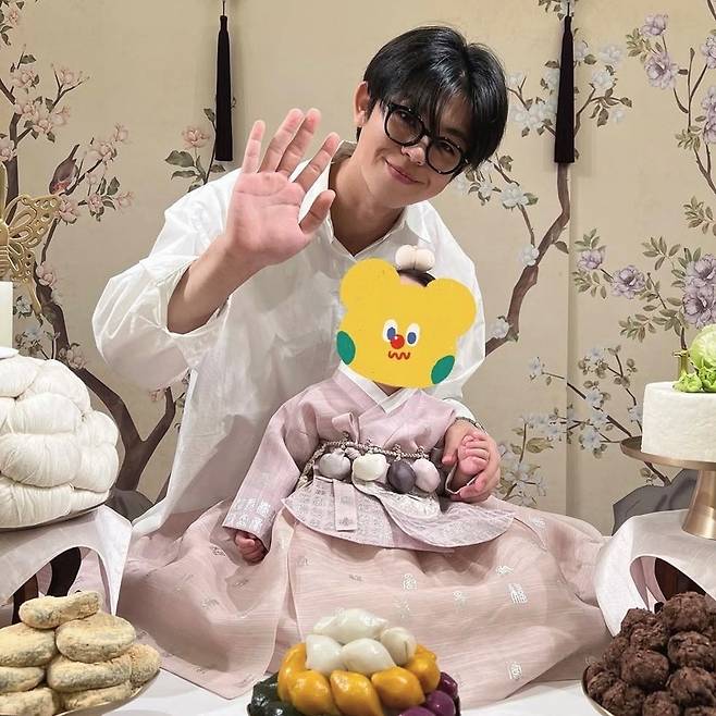 김구라의 첫째 아들 그리(김동현)와 둘째 딸의 모습. 그리 인스타그램 캡처