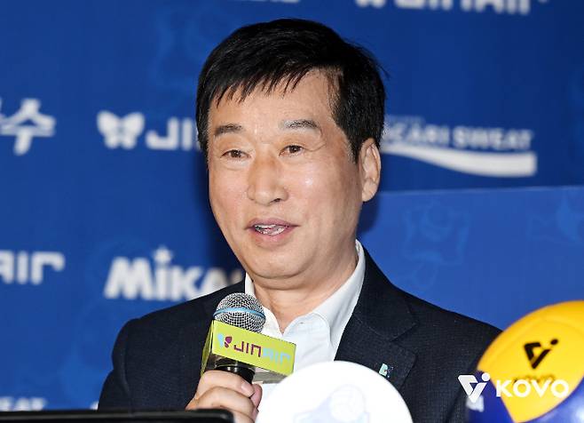 김호철 IBK기업은행 감독. 한국배구연맹