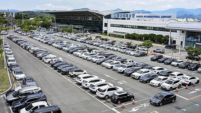 대구국제공항 입구. 영남일보 DB