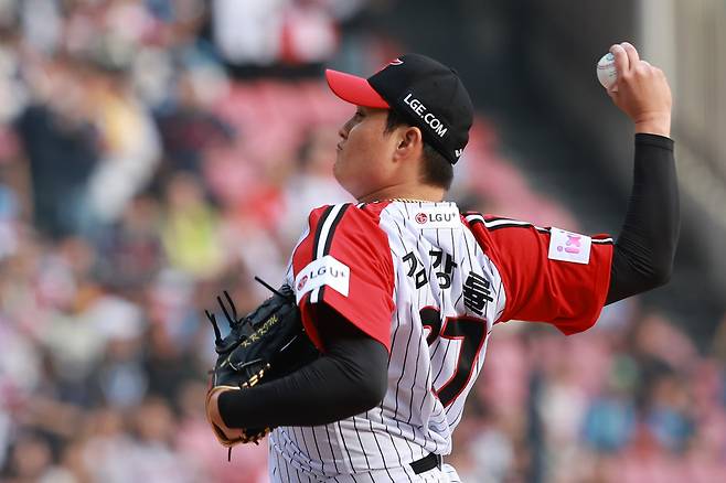 LG 김강률. 연합뉴스