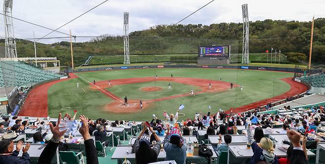 2024 울산-KBO Fall리그 국제야구대회 결승전이 열린 울산 문수야구장. 울산매일 포토뱅크