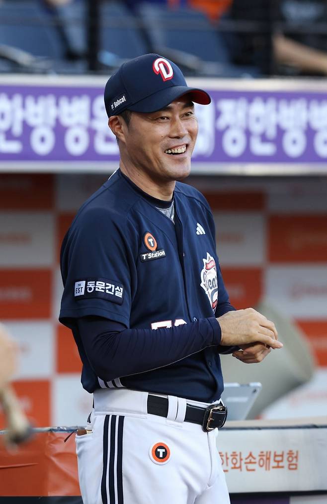 조성환 두산 베어스 감독대행. /사진=두산 베어스 제공