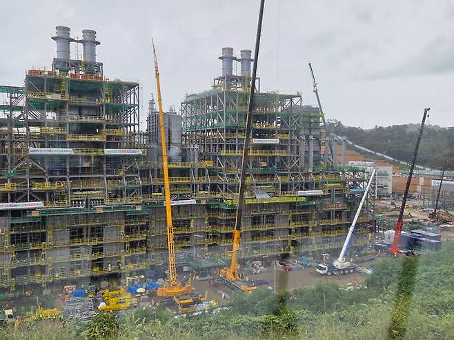 울산시 온산국가산업단지 에쓰오일 샤힌 프로젝트 건설 현장. ⓒ데일리안 정진주 기자