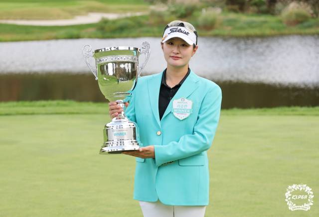파마리서치 리쥬란 드림투어 왕중왕전 2025에서 우승을 차지한 정수빈. 사진 제공=KLPGA