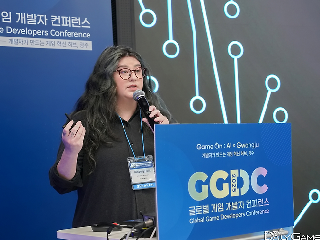킴벌리 스위프트 대표가 게임 업계에서 인공지능을 의미 있게 활용할 방안에 대한 자신의 생각을 공유했다.