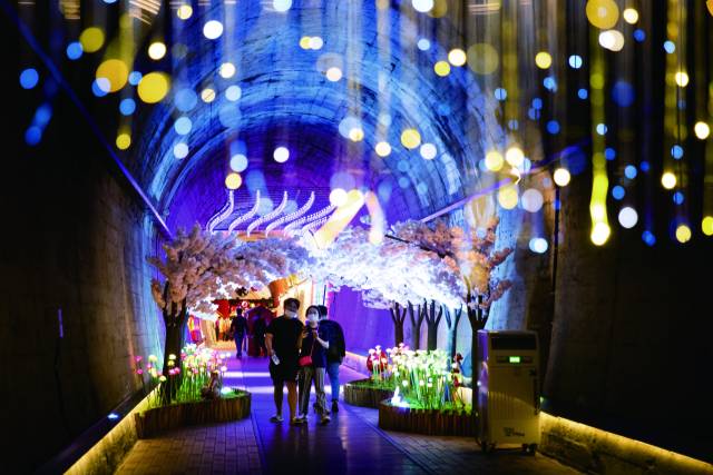 김해 ‘낙동강레일파크’ 내 와인동굴.