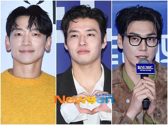 왼쪽부터 비-강하늘-김영광(뉴스엔DB)