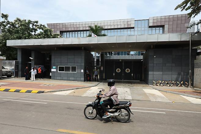 캄보디아 프놈펜에 위치한 주캄보디아 대한민국 대사관. /연합뉴스