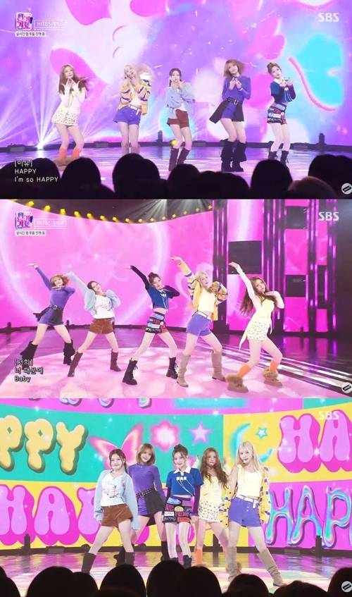 그룹 HITGS(힛지스)가 무대 위에서 기분 좋은 해피 바이러스를 선사했다. 사진=인기가요
