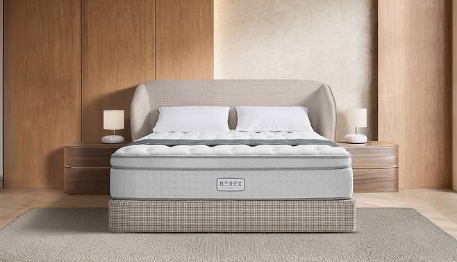 코웨이 비렉스 모던 라운드 프레임 오트밀 베이지.