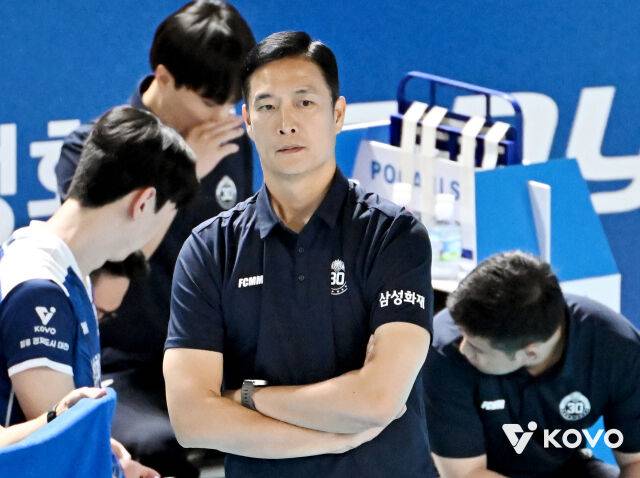 삼성화재 김상우 감독./KOVO