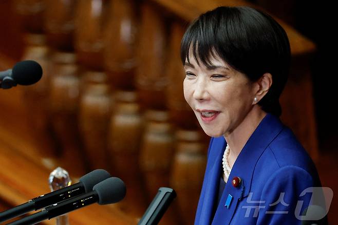 다카이치 사나에 신임 일본 총리.ⓒ 로이터=뉴스1 ⓒ News1 김지완 기자