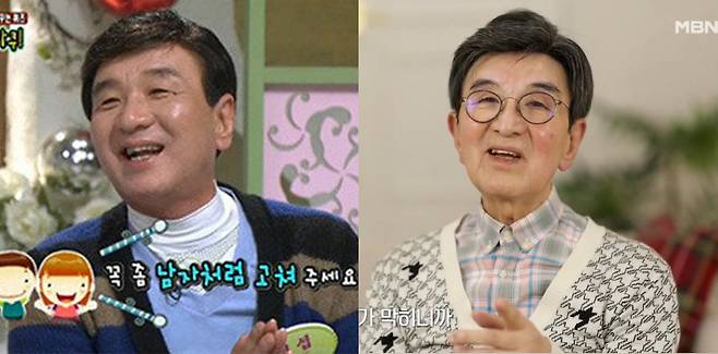 배우 이정섭(80)이 야윈 근황을 전했다. /사진=MBC '세바퀴', MBN '특종세상' 방송화면