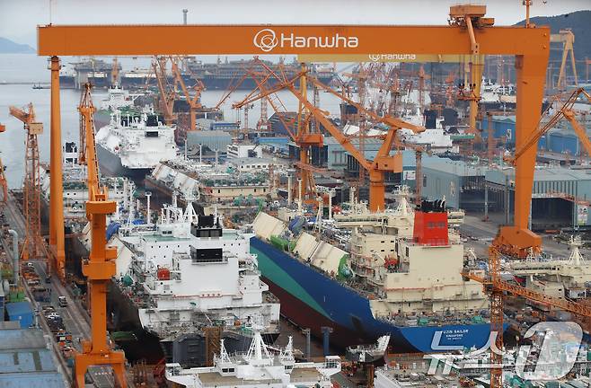 경남 거제시 한화오션 거제사업장. 2025.10.30/뉴스1 ⓒ News1 윤일지 기자