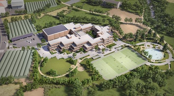 가칭 제주 서부중학교 조감도 (제주도교육청 제공)