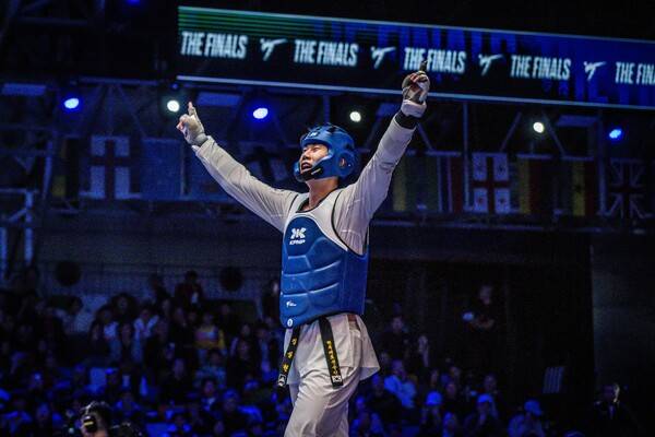 남자 87㎏ 초과급 금메달 강상현. ⓒ세계태권도연맹