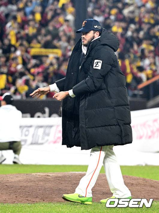 대전 한화생명볼파크 마운드 잊지 못해