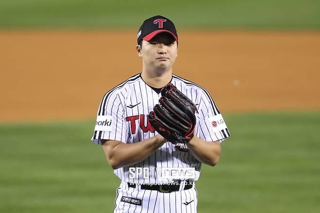 ▲ 2023년 LG가 우승하는 순간 마지막으로 마운드를 지켰던 고우석. ⓒ곽혜미 기자